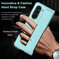 Buy Heavy-Duty Protective Case with Spring-Assisted Hinge Cover, Integrated Hand Strap & Full-Body Defense - Cole at Caseles-Samsung Galaxy Z Fold 8 Ultra, Black