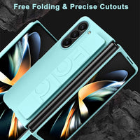Buy Heavy-Duty Protective Case with Spring-Assisted Hinge Cover, Integrated Hand Strap & Full-Body Defense - Cole at Caseles-Samsung Galaxy Z Fold 8 Ultra, Black