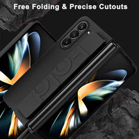Buy Heavy-Duty Protective Case with Spring-Assisted Hinge Cover, Integrated Hand Strap & Full-Body Defense - Cole at Caseles-Samsung Galaxy Z Fold 8 Ultra, Black