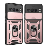 Buy Metal Heavy Duty Rugged Defender Cover For Pixel, with Built in Screen Protector, FullBody Protective Shockproof Heavy Duty Rugged Defender Cover,Colm at Caseles-Google Pixel 9 Pro XL, Black