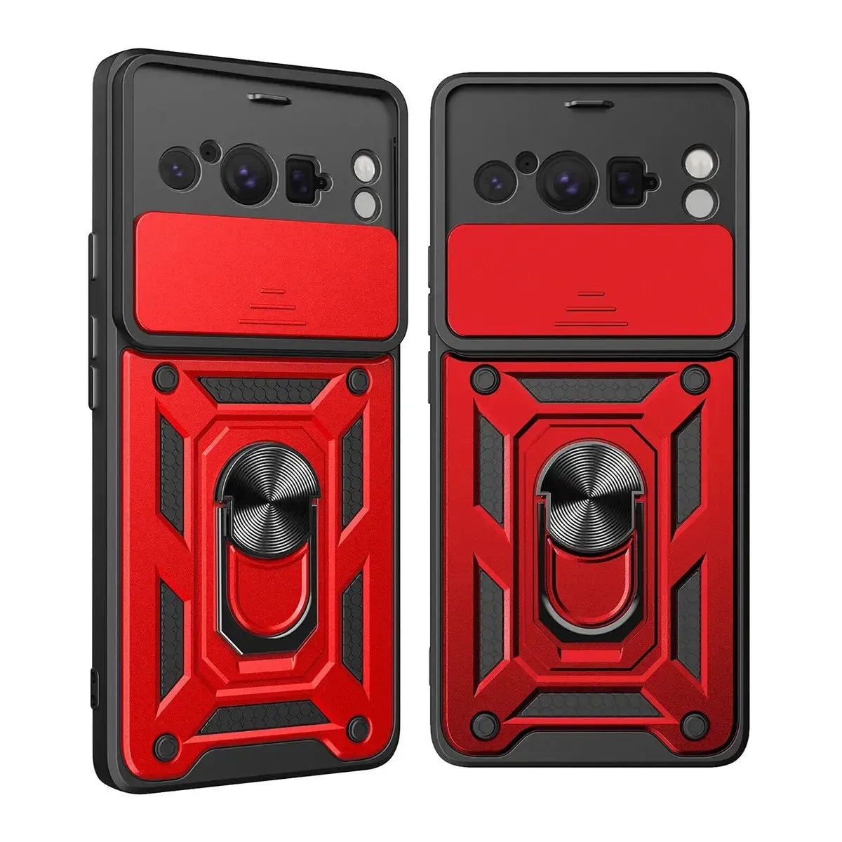 Buy Metal Heavy Duty Rugged Defender Cover For Pixel, with Built in Screen Protector, FullBody Protective Shockproof Heavy Duty Rugged Defender Cover,Colm at Caseles-Google Pixel 9 Pro XL, Black