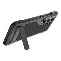 Buy Armor Series: Full-Wrap Metal Case for Samsung Galaxy S with Integrated Kickstand - DAMON at Caseles-Samsung Galaxy S26 Ultra, Black
