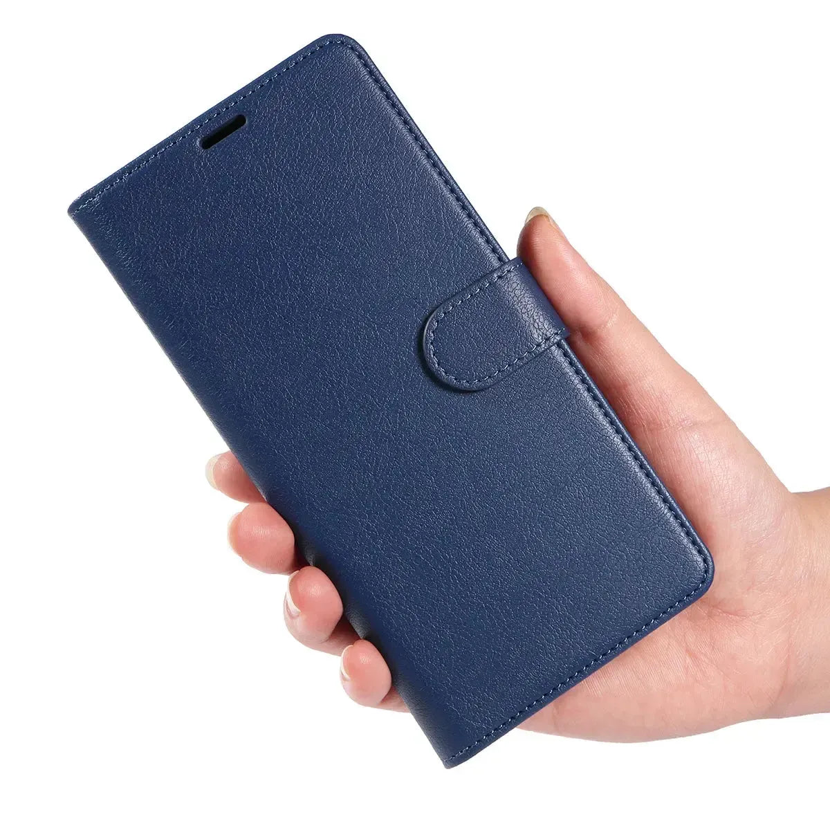 Buy Magnetic Folio Wallet Phone Case, Premium Leather, Credit Card Holder, Magnetic Closure, Flip Kickstand Shockproof Case,Delilah at Caseles-Samsung Galaxy S25 Ultra, Black
