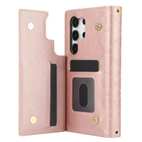 Buy Crossbody Wallet Case for Galaxy A Series, RFID Blocking Card Holder & Detachable Strap, Shockproof Leather Flip Cover, EFFIE at Caseles-Samsung Galaxy A73 5G, Black