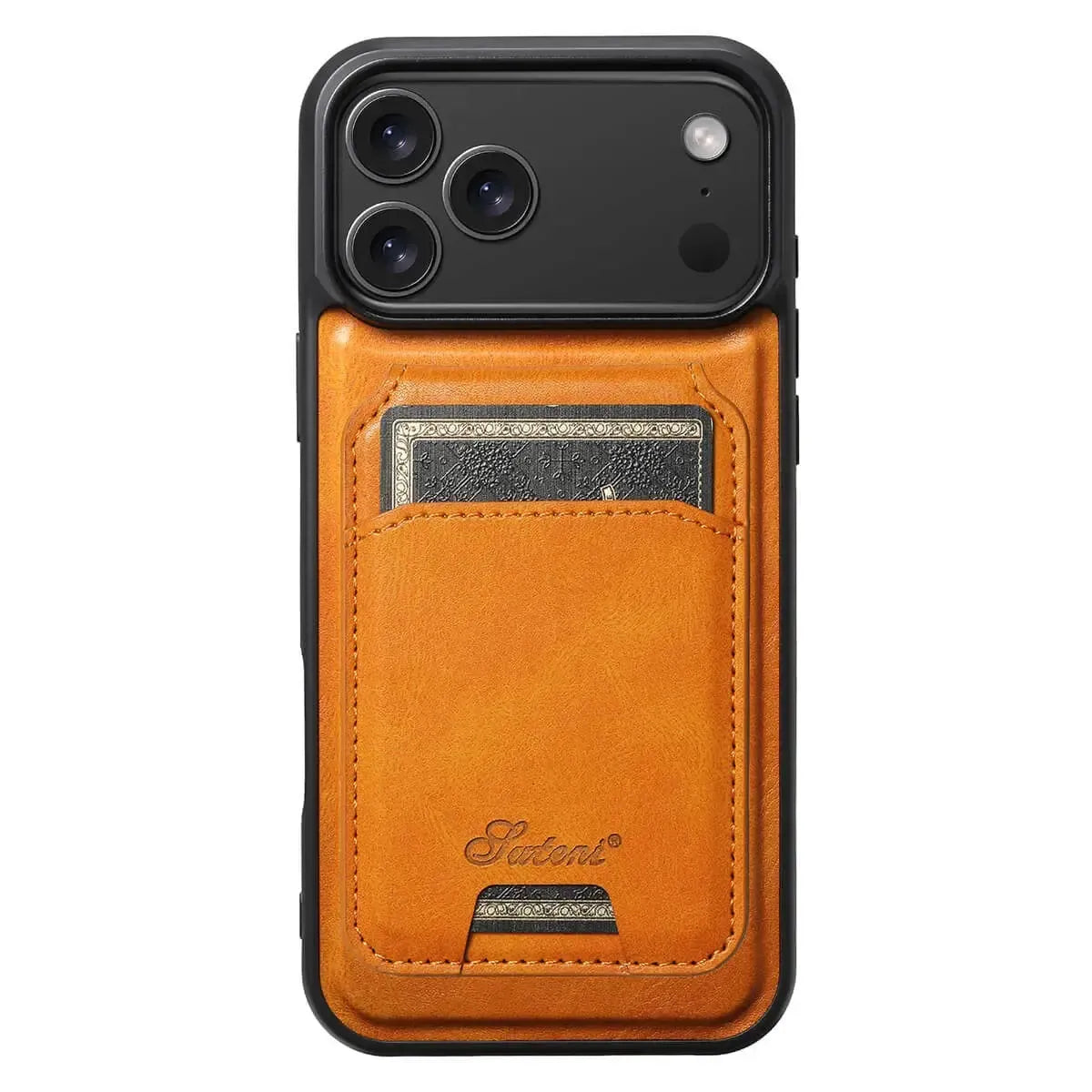 Buy Full Coverage Protection, Leather Phone case, Phone Stander, Card Holder Wallet Case,Francis at Caseles-iPhone 17 Pro Max, Francis-Coffee