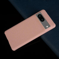 Buy Genuine Leather Google Pixel Case, Shockproof Slim Protective Grain Leather Cover – GAEL at Caseles-Google Pixel 9 Pro, Blue
