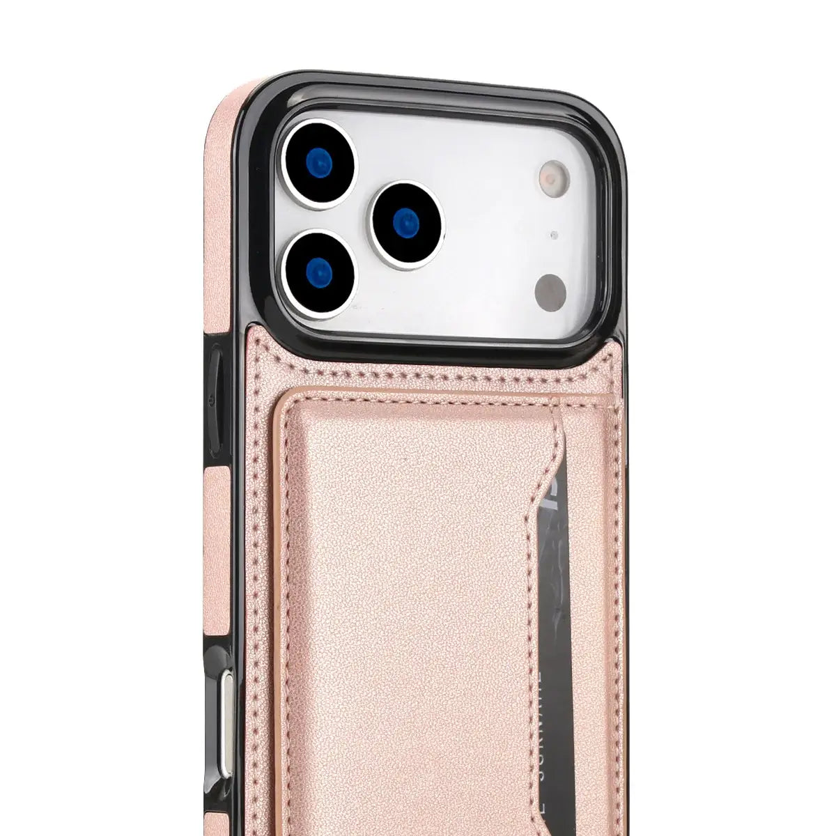 Buy Shockproof Protective Case with Card Holder, Magnetic Charging Compatibility & Hands-Free Viewing Stand - HALE at Caseles-iPhone 17 Pro Max, Black