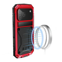 Buy Titanium Metallic Color Magnetic Case for iPhone Case for Magsafe Wireless Charging Case,Howard at Caseles-iPhone 17 Pro Max, Black