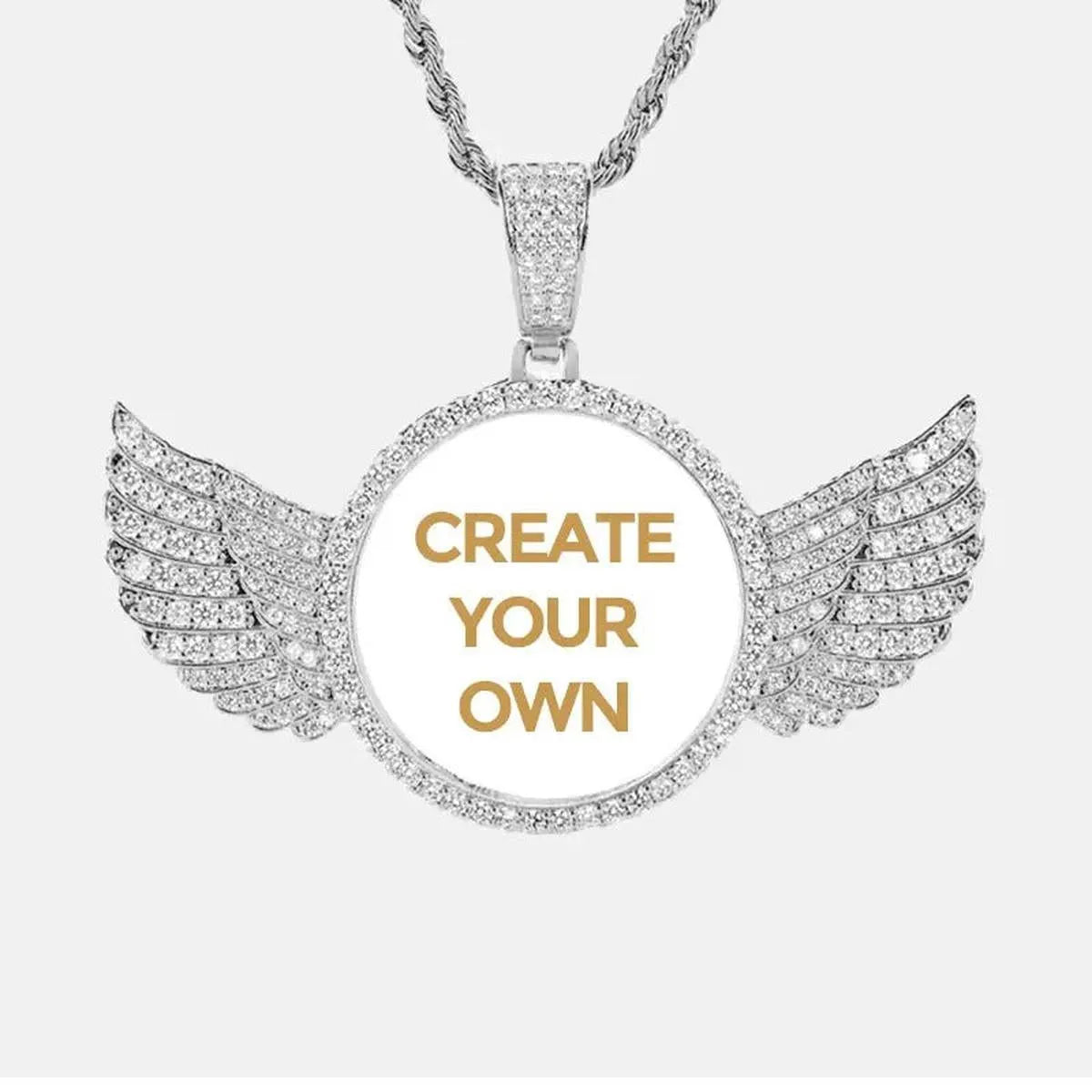CUSTOM WINGED PENDANT