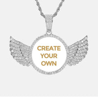 CUSTOM WINGED PENDANT