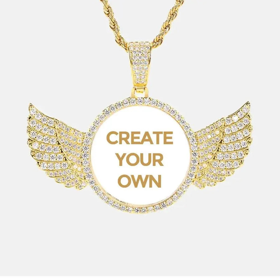 CUSTOM WINGED PENDANT