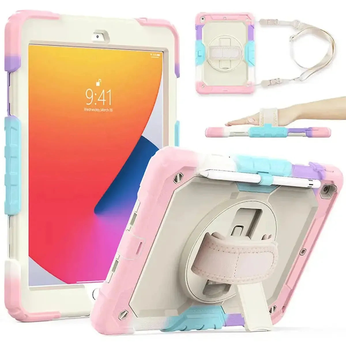 iPad-Hülle für Kinder mit Tragegurt