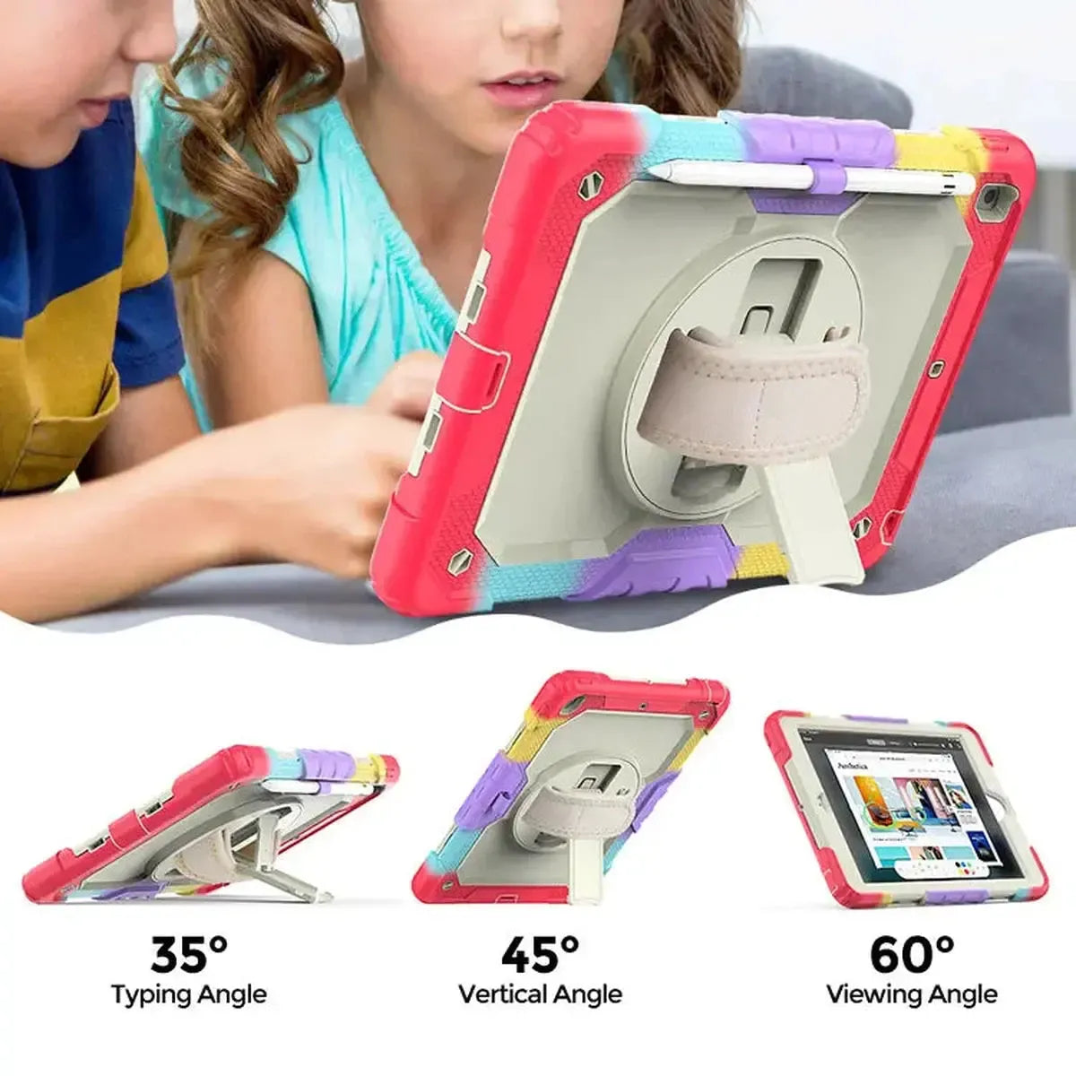 iPad-Hülle für Kinder mit Tragegurt