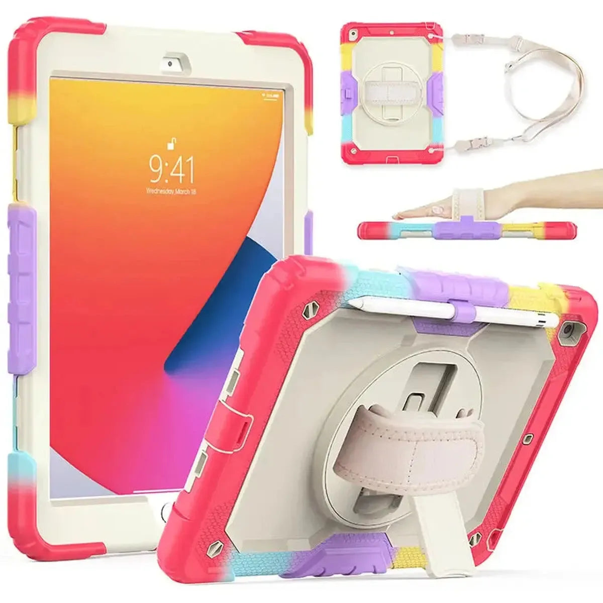 iPad-Hülle für Kinder mit Tragegurt