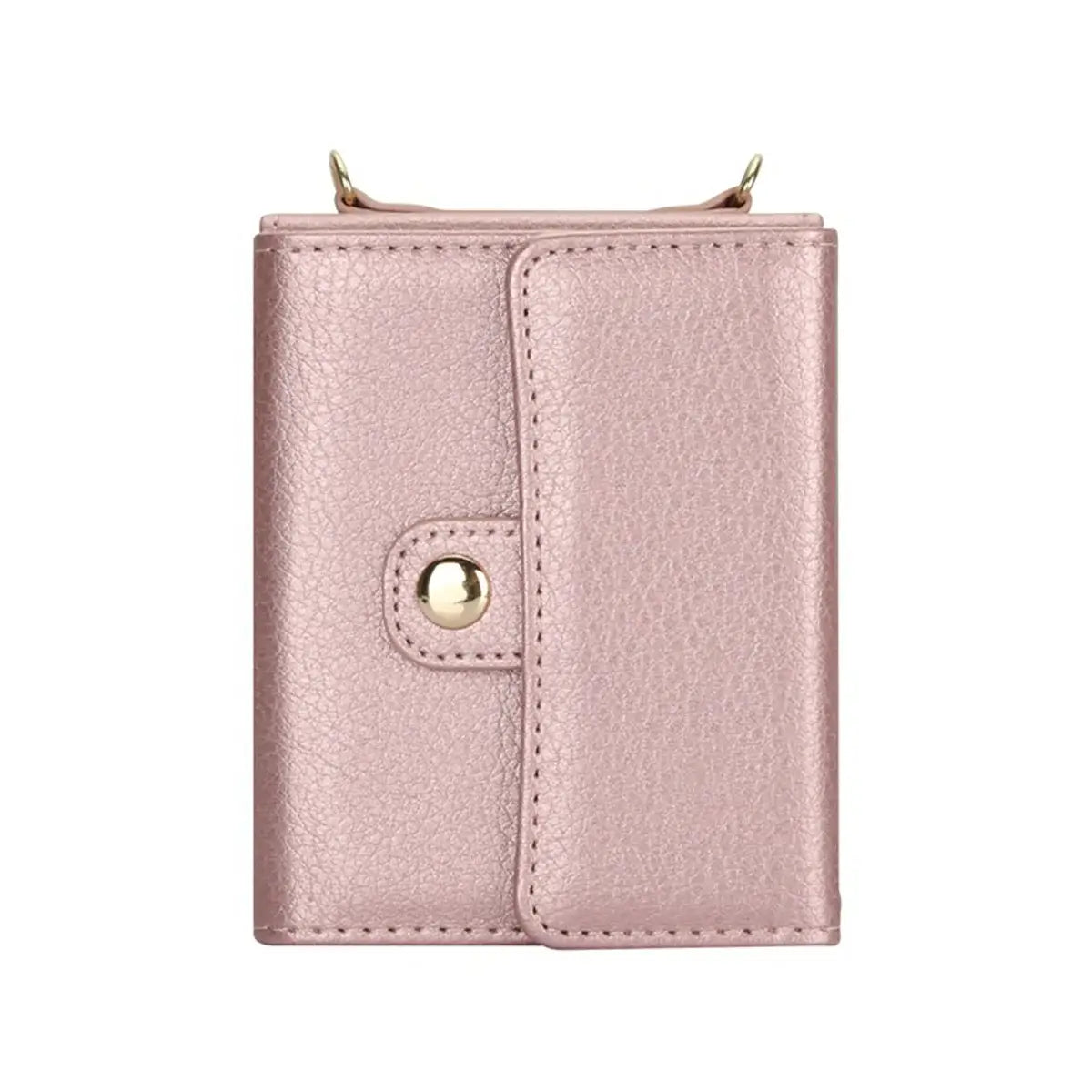 Buy Samsung Galaxy Z Flip Crossbody Wallet Case, RFID Blocking Leather Cover with Detachable Strap & Card Slots - IRIS at Caseles-Samsung Galaxy Z Flip 7, Black