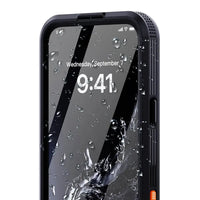 Buy IP68 Waterproof Phone Case, Compatible with Magsafe, Built in Screen Protector, 14FT Shockproof, Rugged Metal Full Body Aluminum Cover - Kayden at Caseles-iPhone 17 Pro Max, Black