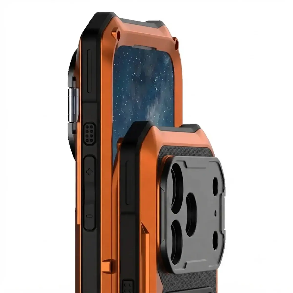 Buy Military Grade Magnetic Case for iPhone 17 Series, Full-Body Armor with Screen Protector, 360° Rotatable Kickstand & Lens Guard - Knox at Caseles-iPhone 17 Pro Max, Black