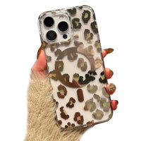 LEOPARD PRINT CLEAR MAGSAFE CASE