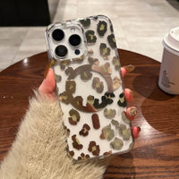 LEOPARD PRINT CLEAR MAGSAFE CASE