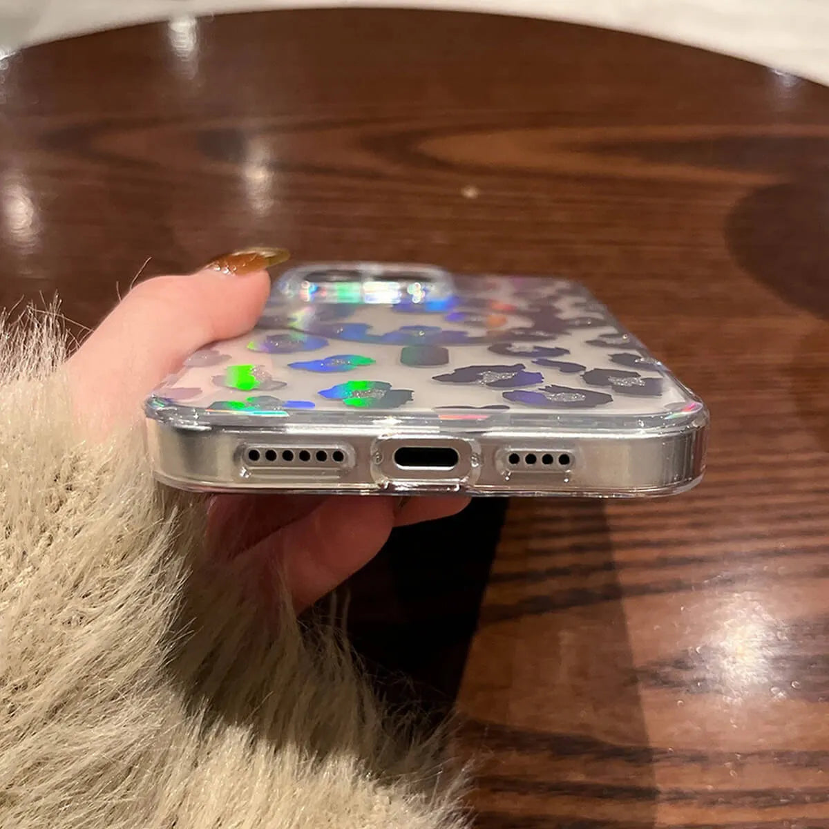 LEOPARD PRINT CLEAR MAGSAFE CASE