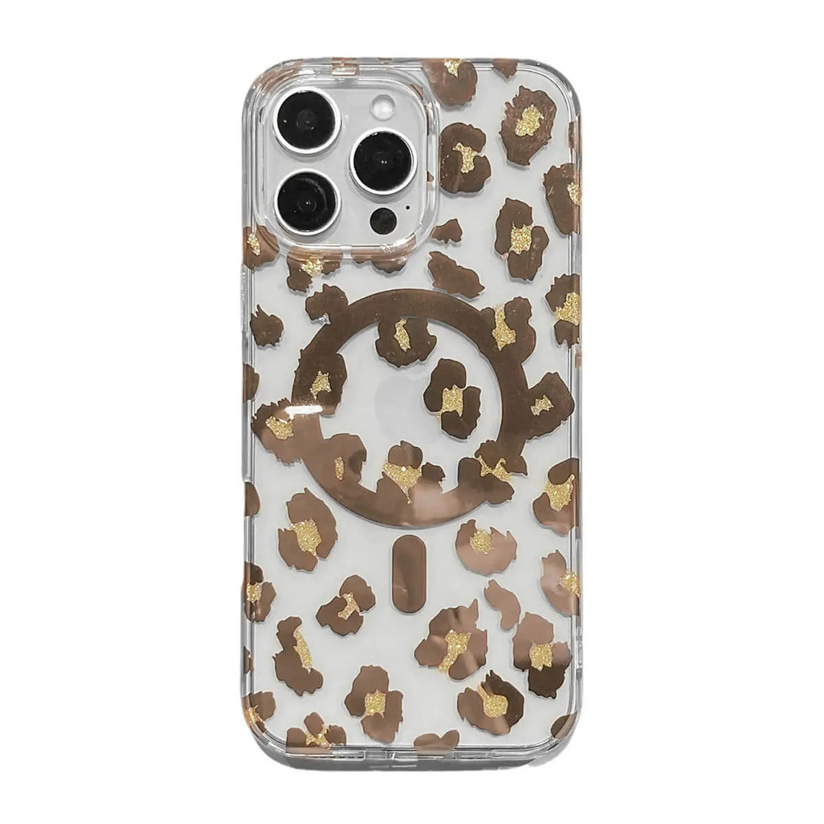 LEOPARD PRINT CLEAR MAGSAFE CASE