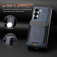 Buy Premium Leather Case with Detachable Magnetic Wallet, 360° Hinge Protection & Slim Professional Profile - Luke at Caseles-Samsung Galaxy Z Fold 8 Ultra, Black