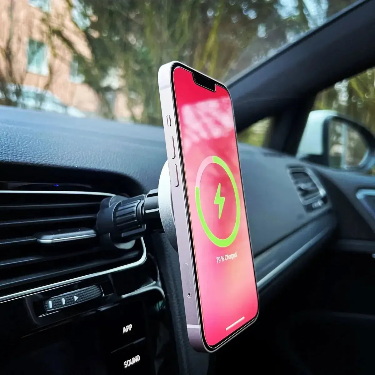 MAGNETIC CAR CHARGER & PHONE HOLDER