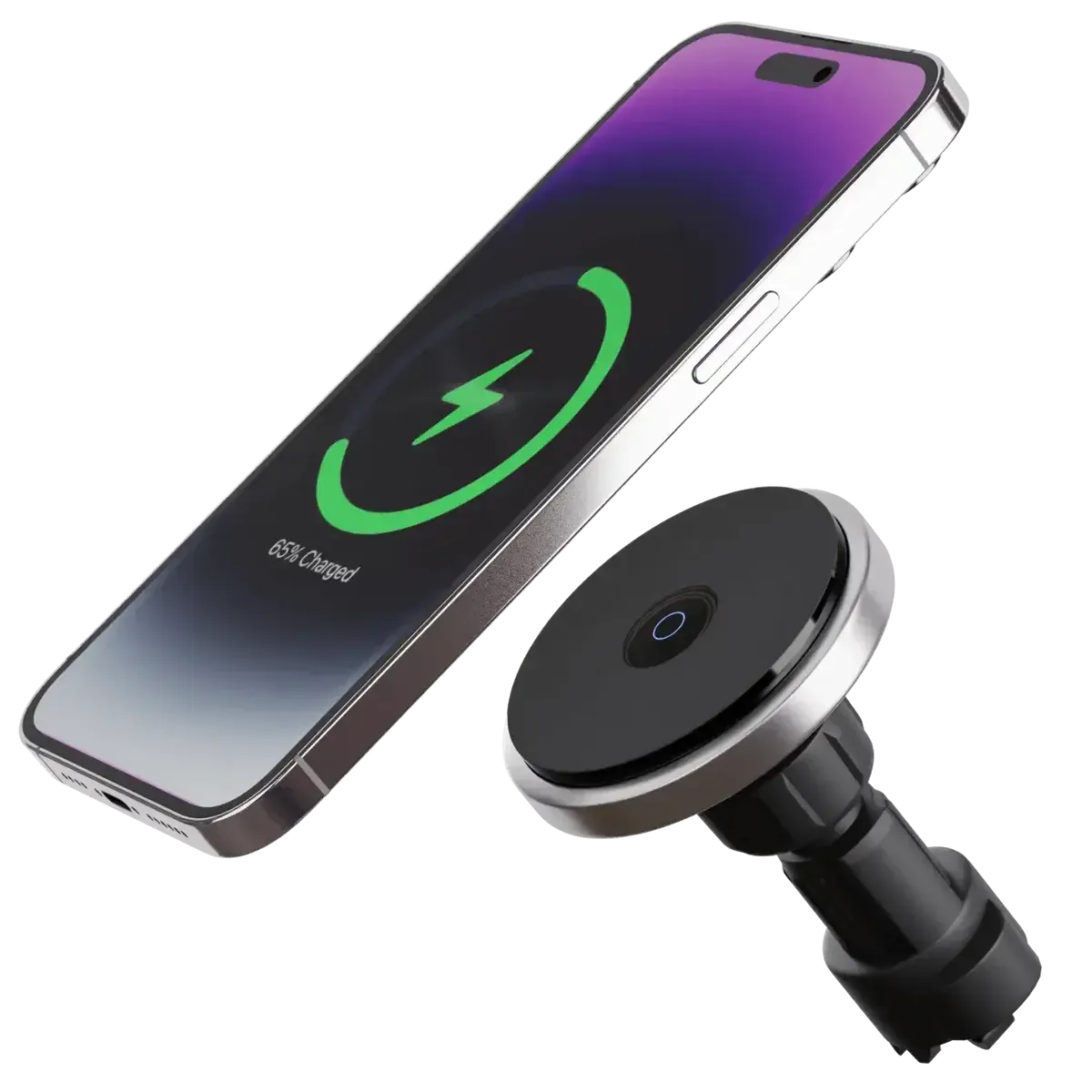 MAGNETIC CAR CHARGER & PHONE HOLDER