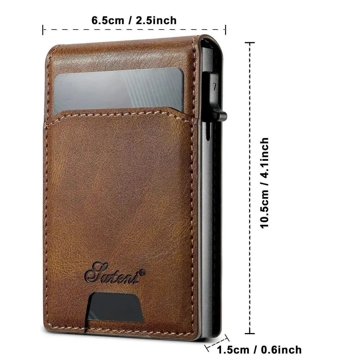 MAGNETIC FACE COVER CARD HOLDER WALLET S3