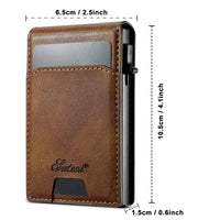 MAGNETIC FACE COVER CARD HOLDER WALLET S3
