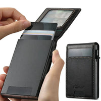 MAGNETIC FACE COVER CARD HOLDER WALLET S3