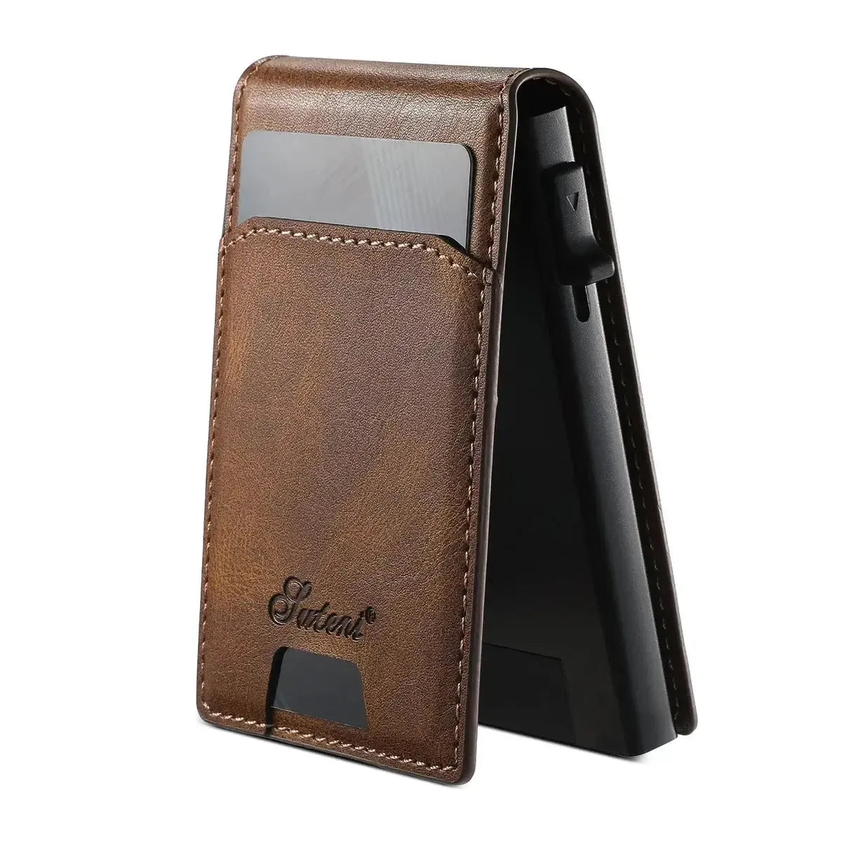 MAGNETIC FACE COVER CARD HOLDER WALLET S3