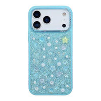 Buy Iridescent Feather Glitter Case for iPhone: MagSafe Compatible, Slim Anti-Drop Shield - LUMI at Caseles-iPhone 17 Pro Max, Light Green