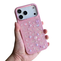 Buy Iridescent Feather Glitter Case for iPhone: MagSafe Compatible, Slim Anti-Drop Shield - LUMI at Caseles-iPhone 17 Pro Max, Light Purple