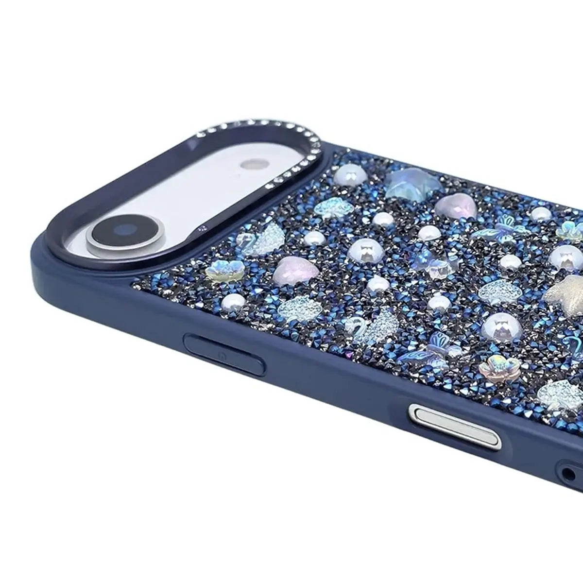 Buy Iridescent Feather Glitter Case for iPhone: MagSafe Compatible, Slim Anti-Drop Shield - LUMI at Caseles-iPhone 17 Pro Max, Light Purple