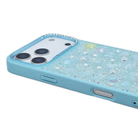 Buy Iridescent Feather Glitter Case for iPhone: MagSafe Compatible, Slim Anti-Drop Shield - LUMI at Caseles-iPhone 17 Pro Max, Light Purple