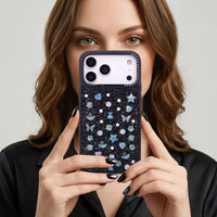 Buy Iridescent Feather Glitter Case for iPhone: MagSafe Compatible, Slim Anti-Drop Shield - LUMI at Caseles-iPhone 17 Pro Max, Light Purple