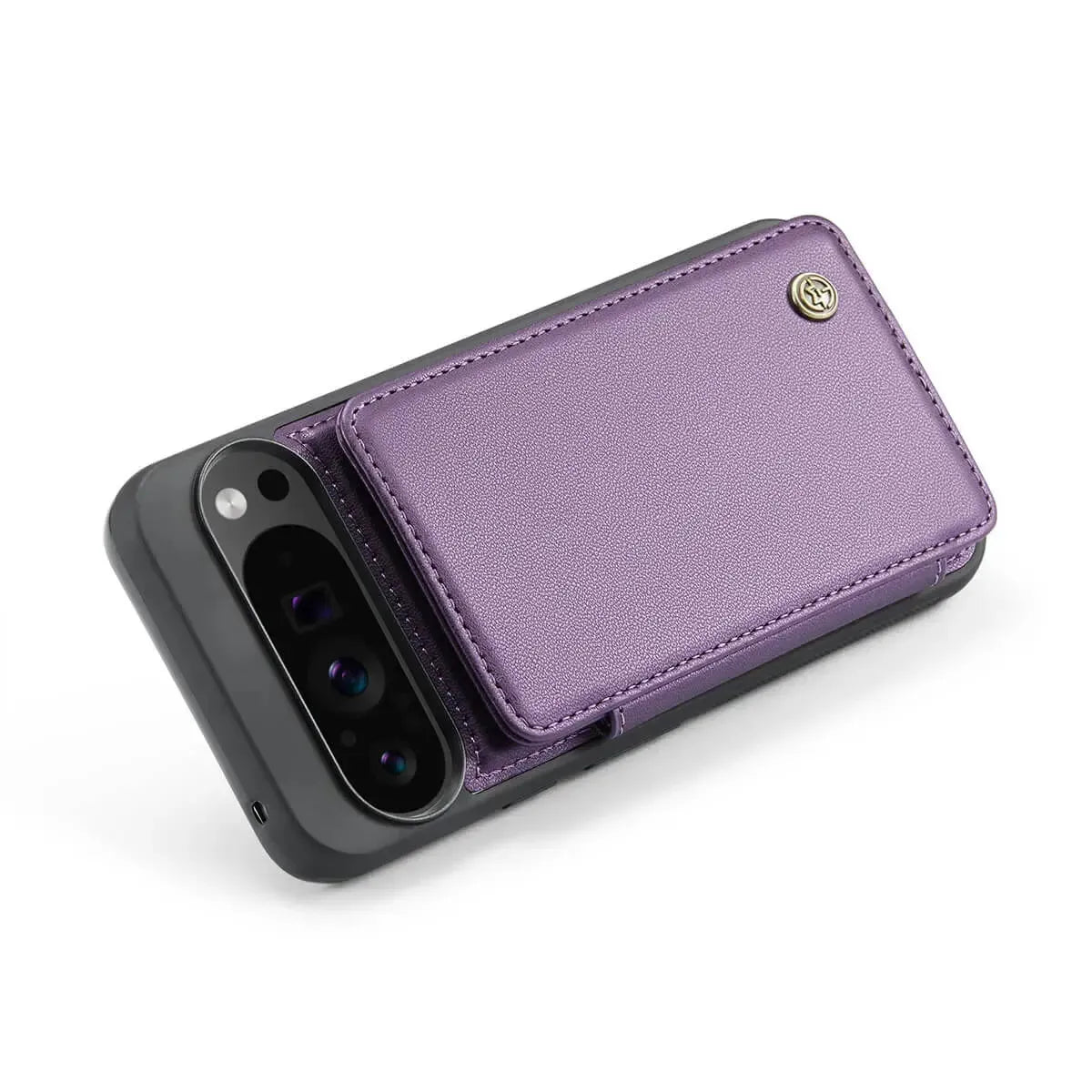 Buy Leather Flip Folio Phone Wallet Case, Magnetic Snap & RFID Blocking Card Slots, Kickstand Shockproof Protective Cover - NASHUA at Caseles-Google Pixel 10 Pro XL, Nash-Black