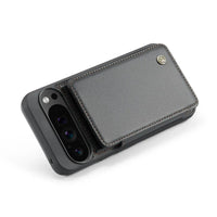 Buy Leather Flip Folio Phone Wallet Case, Magnetic Snap & RFID Blocking Card Slots, Kickstand Shockproof Protective Cover - NASHUA at Caseles-Google Pixel 10 Pro XL, Nash-Black