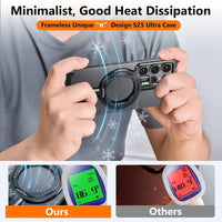 Buy Pi Case, with Invisible Magnetic O-Ring Stand Case, Minimalist Phone Case for Galaxy S - PI at Caseles-Samsung Galaxy S26 Ultra, Black