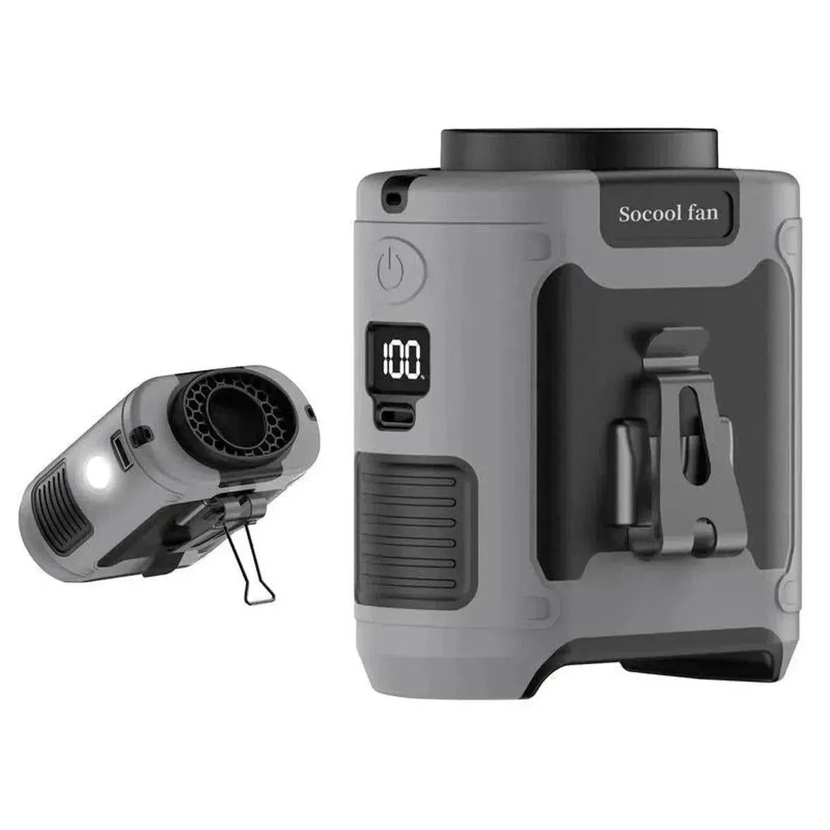 Portable 3 in 1 Outdoor Fan with Torch