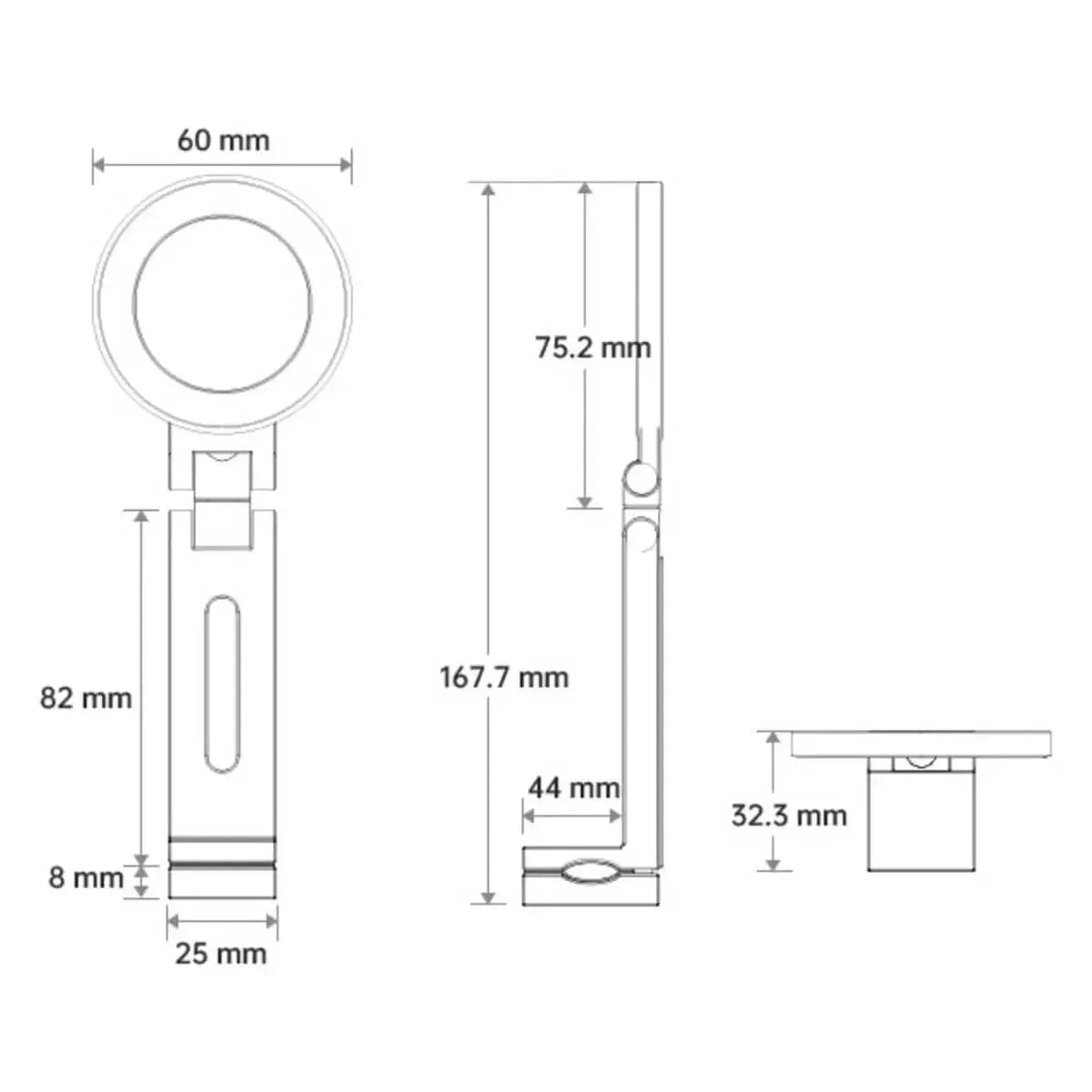 PORTABLE MAGNETIC PHONE HOLDER