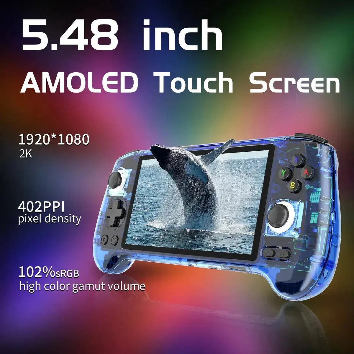 Portable Retro Gaming Console RG556 Support PS2 and Wii Games