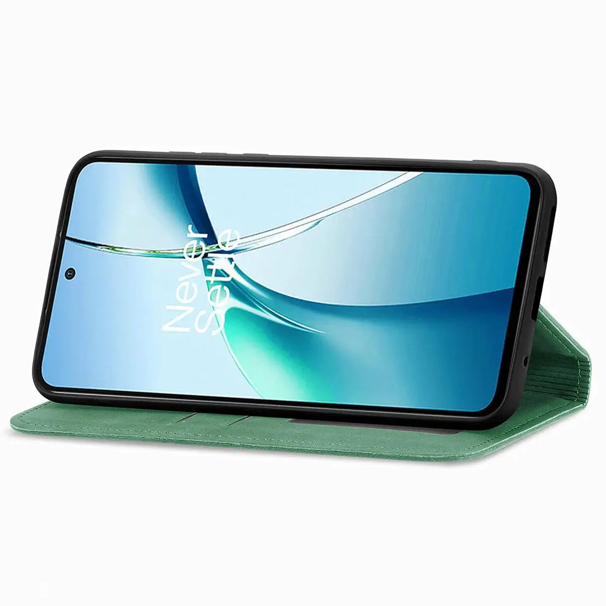 Buy Skin Touch Leather Wallet Case with Magnetic Closure, Slim Card Holder Flip Cover with Foldable Kickstand, Shockproof Protective Phone Case - Rhodes at Caseles-Motorola Edge Plus (2026), Bronze