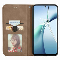 Buy Skin Touch Leather Wallet Case with Magnetic Closure, Slim Card Holder Flip Cover with Foldable Kickstand, Shockproof Protective Phone Case - Rhodes at Caseles-Motorola Edge Plus (2026), Bronze