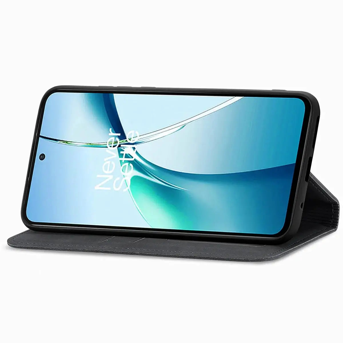 Buy Skin Touch Leather Wallet Case with Magnetic Closure, Slim Card Holder Flip Cover with Foldable Kickstand, Shockproof Protective Phone Case - Rhodes at Caseles-Motorola Edge Plus (2026), Bronze