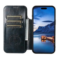 Buy Classic Wallet Phone Case, Support MagSafe Wireless Charging, Magnetic Flip, Premium Leather - SHAKAR at Caseles-iPhone 17 Pro Max, Shakar-Brown