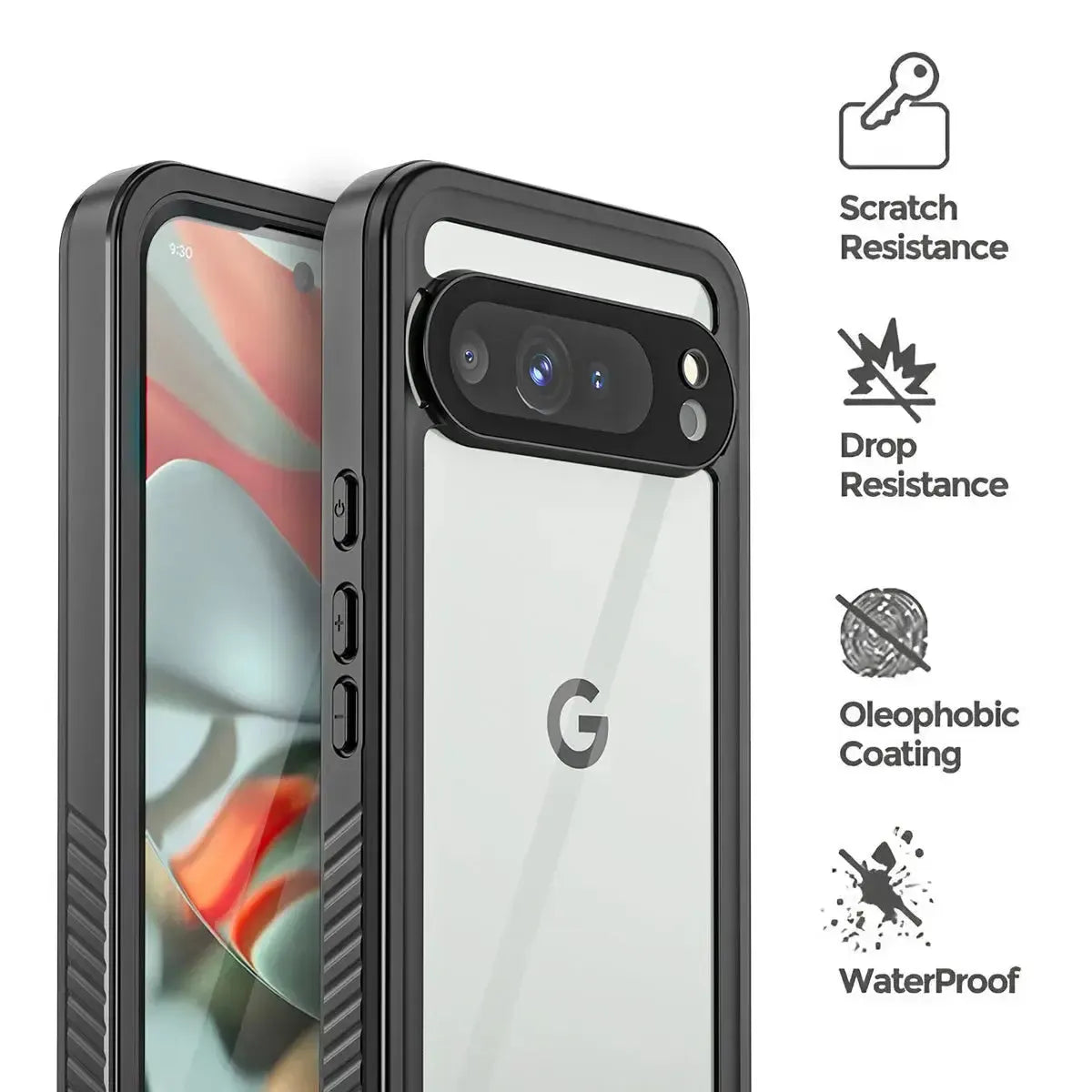 Buy Anti-peeping IP68 waterproof mobile phone case - ZINA at Caseles-Google Pixel 9 Pro XL, 