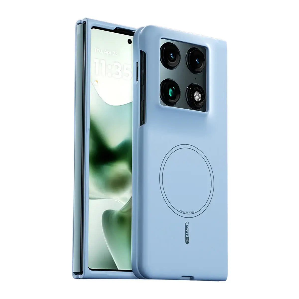 Buy Caseles Liquid Silicone Case for Moto Razr: N52 Magnetic Armor, Microfiber Lining & Slim Shield- vela at Caseles-Motorola Razr Fold, Light Blue