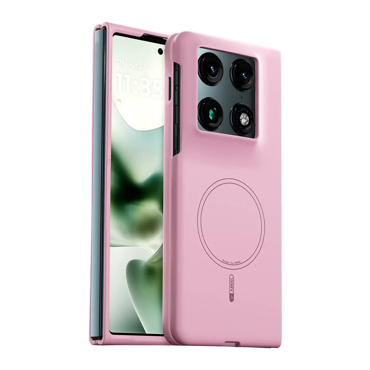 Buy Caseles Liquid Silicone Case for Moto Razr: N52 Magnetic Armor, Microfiber Lining & Slim Shield- vela at Caseles-Motorola Razr Fold, Pink